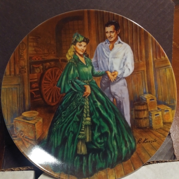8 "Gone With The Wind," collection collectors plates - Picture 3 of 15